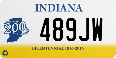 IN license plate 489JW