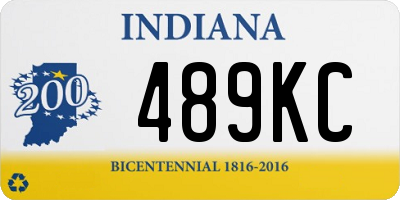 IN license plate 489KC