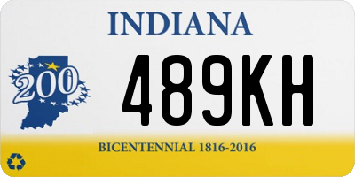 IN license plate 489KH