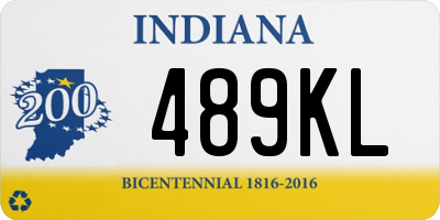 IN license plate 489KL