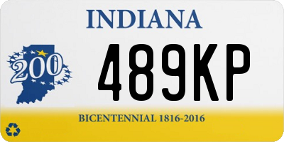 IN license plate 489KP