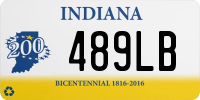 IN license plate 489LB