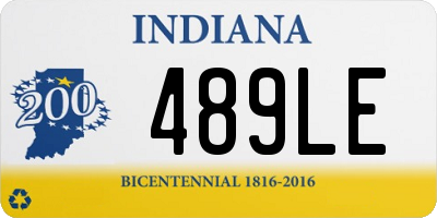 IN license plate 489LE