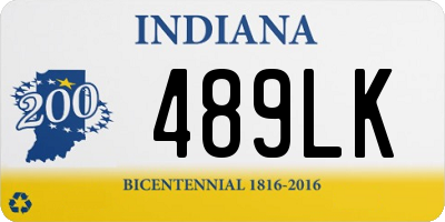 IN license plate 489LK