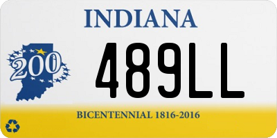 IN license plate 489LL