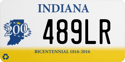 IN license plate 489LR