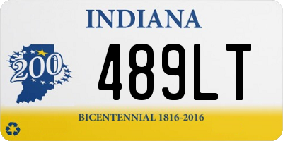 IN license plate 489LT