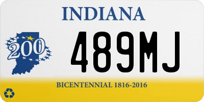 IN license plate 489MJ