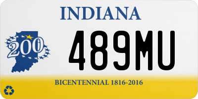 IN license plate 489MU