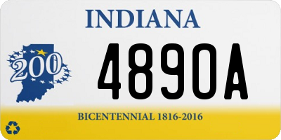 IN license plate 489OA