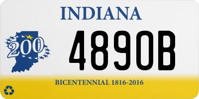 IN license plate 489OB