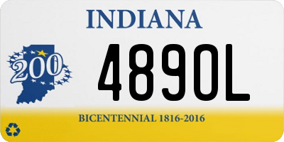 IN license plate 489OL