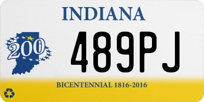 IN license plate 489PJ
