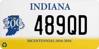 IN license plate 489QD