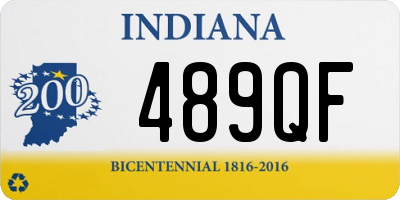 IN license plate 489QF