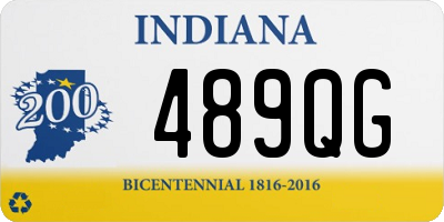 IN license plate 489QG