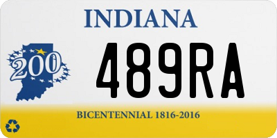 IN license plate 489RA