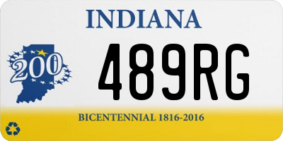 IN license plate 489RG