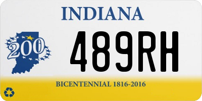 IN license plate 489RH