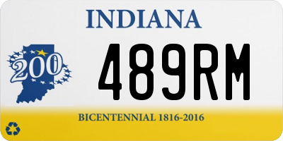 IN license plate 489RM