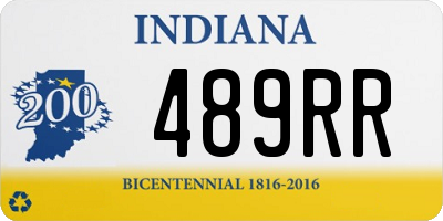 IN license plate 489RR