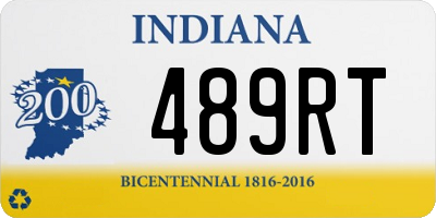 IN license plate 489RT