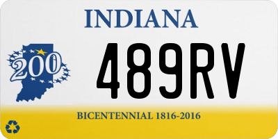 IN license plate 489RV