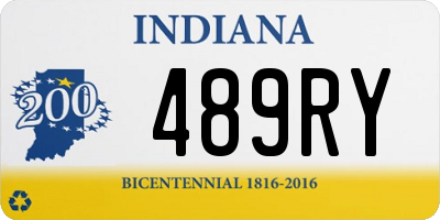 IN license plate 489RY