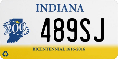 IN license plate 489SJ