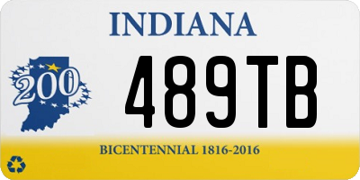 IN license plate 489TB