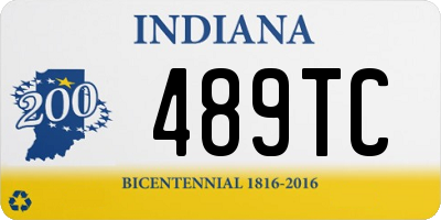 IN license plate 489TC