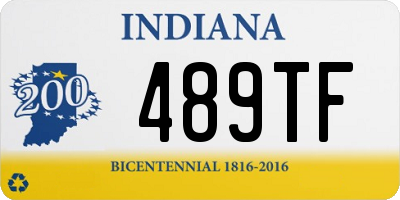 IN license plate 489TF