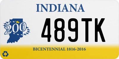 IN license plate 489TK