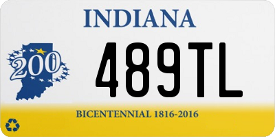 IN license plate 489TL