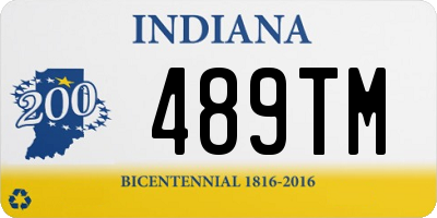 IN license plate 489TM