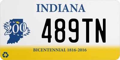 IN license plate 489TN