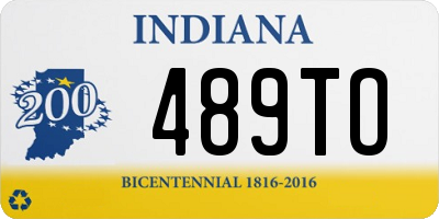 IN license plate 489TO