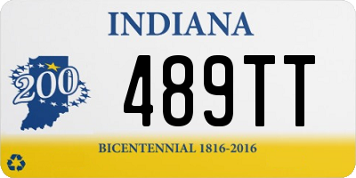 IN license plate 489TT