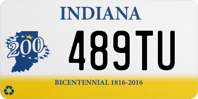 IN license plate 489TU