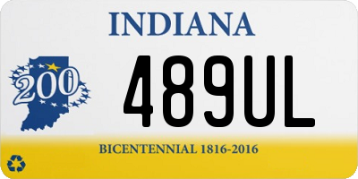 IN license plate 489UL