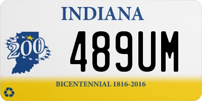 IN license plate 489UM