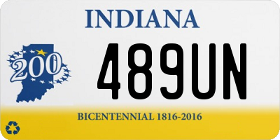 IN license plate 489UN