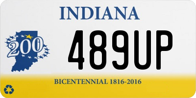 IN license plate 489UP