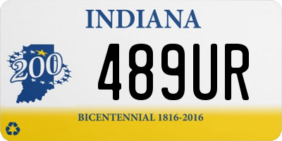 IN license plate 489UR