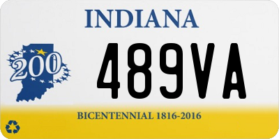 IN license plate 489VA