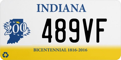 IN license plate 489VF