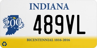 IN license plate 489VL