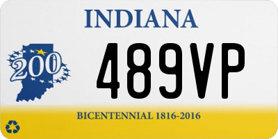 IN license plate 489VP