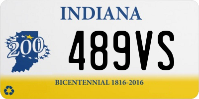 IN license plate 489VS