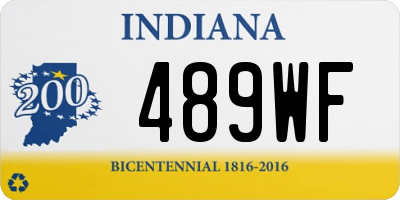 IN license plate 489WF